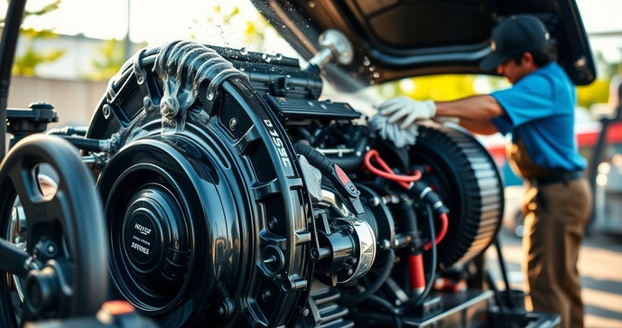 Limpeza de Motor a Seco: Método Eficiente